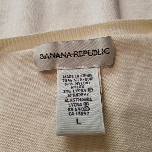 Vintage Silk Cream White Sweater - Picture 6 of 6